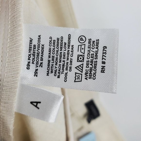 NWT Ann Taylor Petite Pleated Slim Straight Pants in Heathered Flannel 14P - Picture 6 of 8